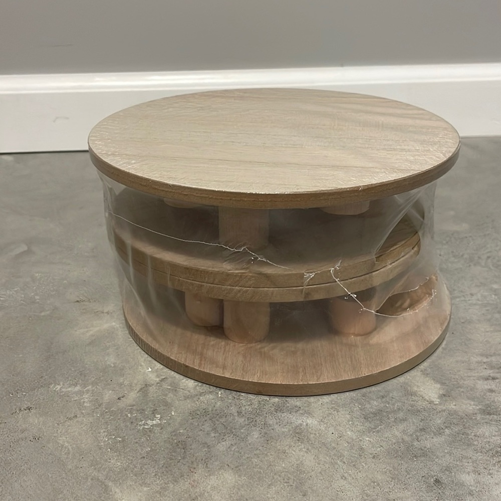 Wooden risers